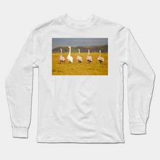 Goose - mother and kids Long Sleeve T-Shirt